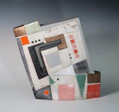 Abstract Ceramic Sculpture 'Movin and Groovin'
