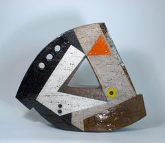 Contemporary Abstract sculpture, Sheryl Zacharia, Rocking Triangle