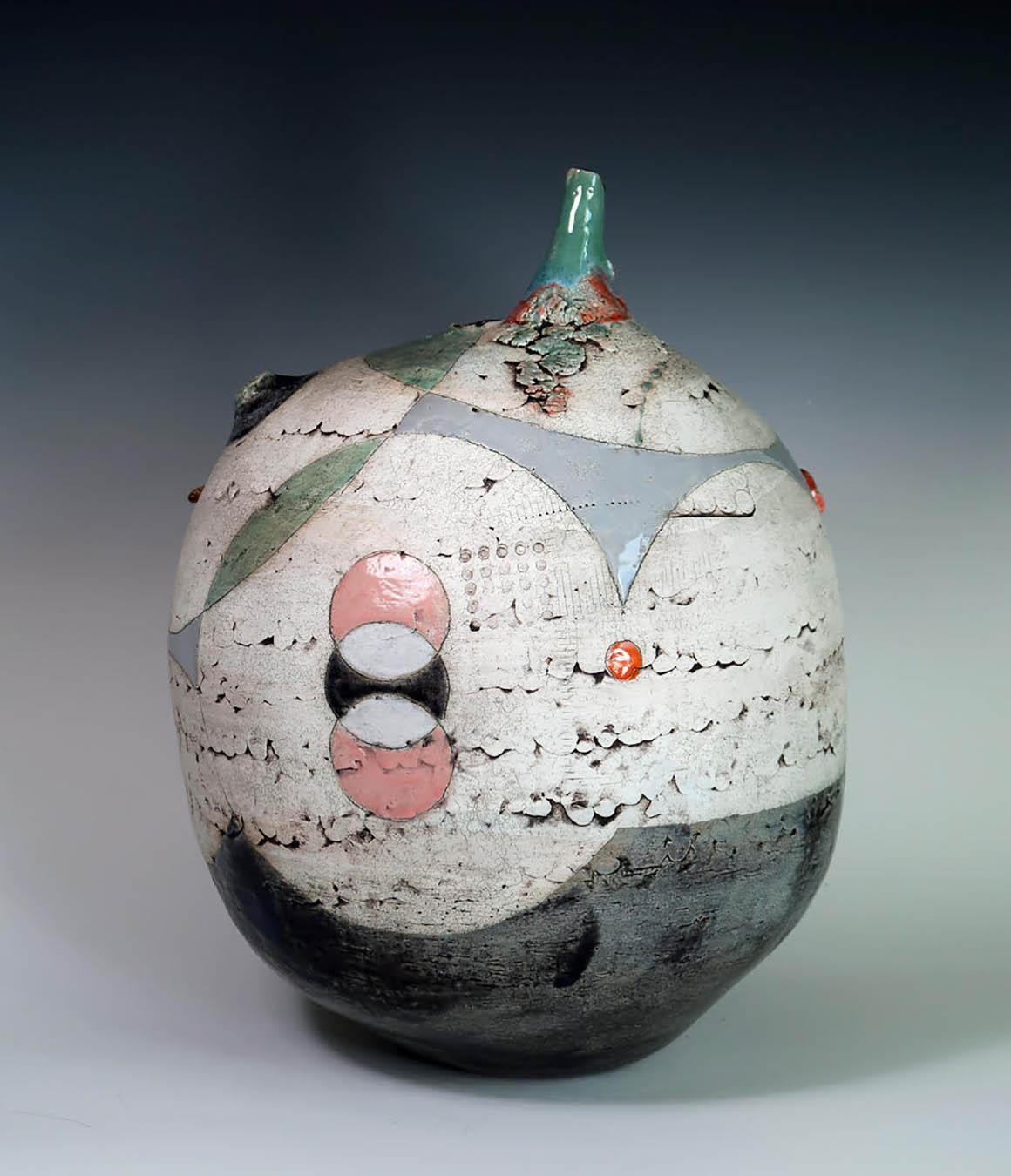 Contemporary Ceramic Abstract sculpture by Sheryl Zacharia 'Whispered Memories' For Sale 1