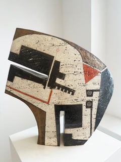 Contemporary Ceramic Abstract Sculpture by Sheryl Zacharia 'Wild Thing'