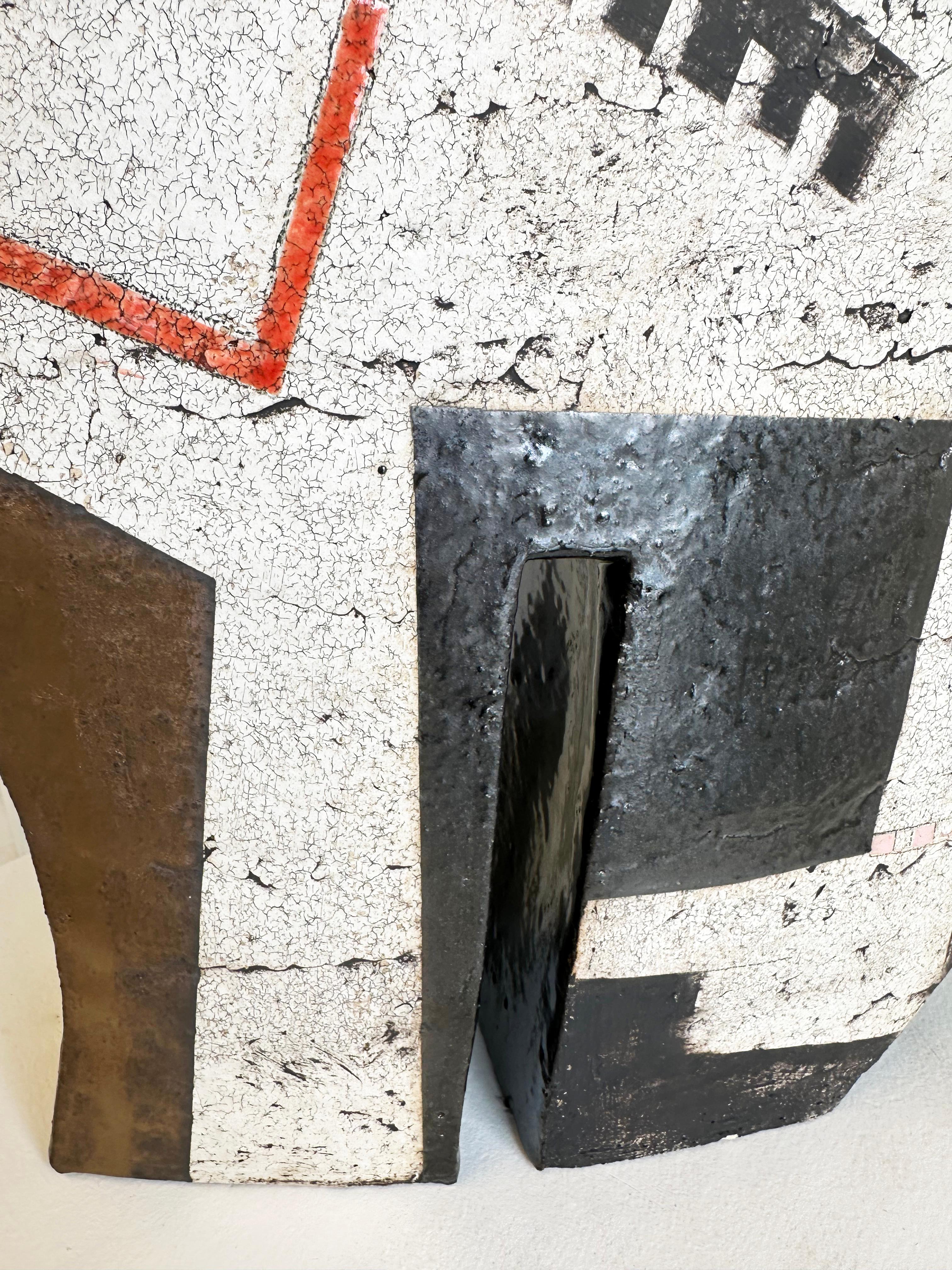 Contemporary Ceramic Abstract Sculpture by Sheryl Zacharia 'Wild Thing' For Sale 3