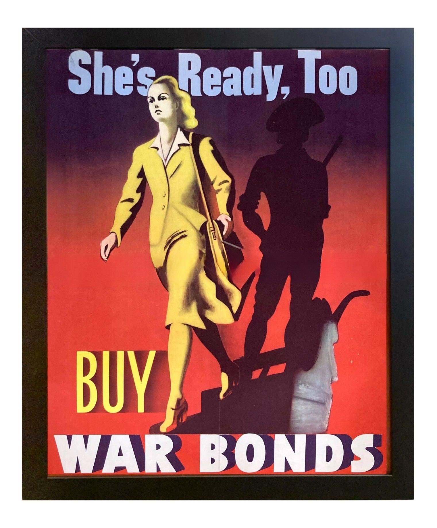 „Sie ist auch bereit. Buy War Bonds