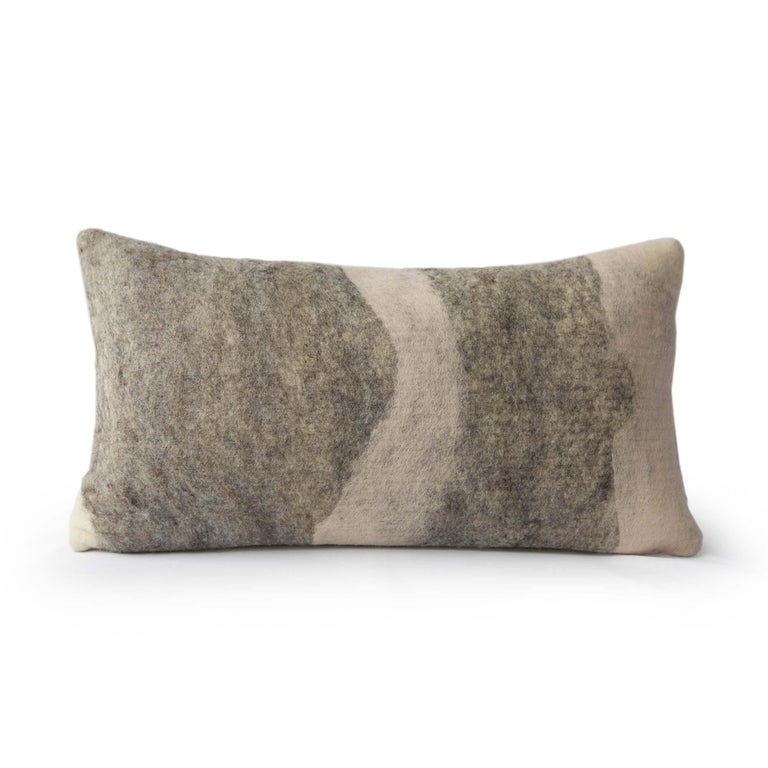 Shetland Wool Rose Pillow Small Heritage Sheep Collection For
