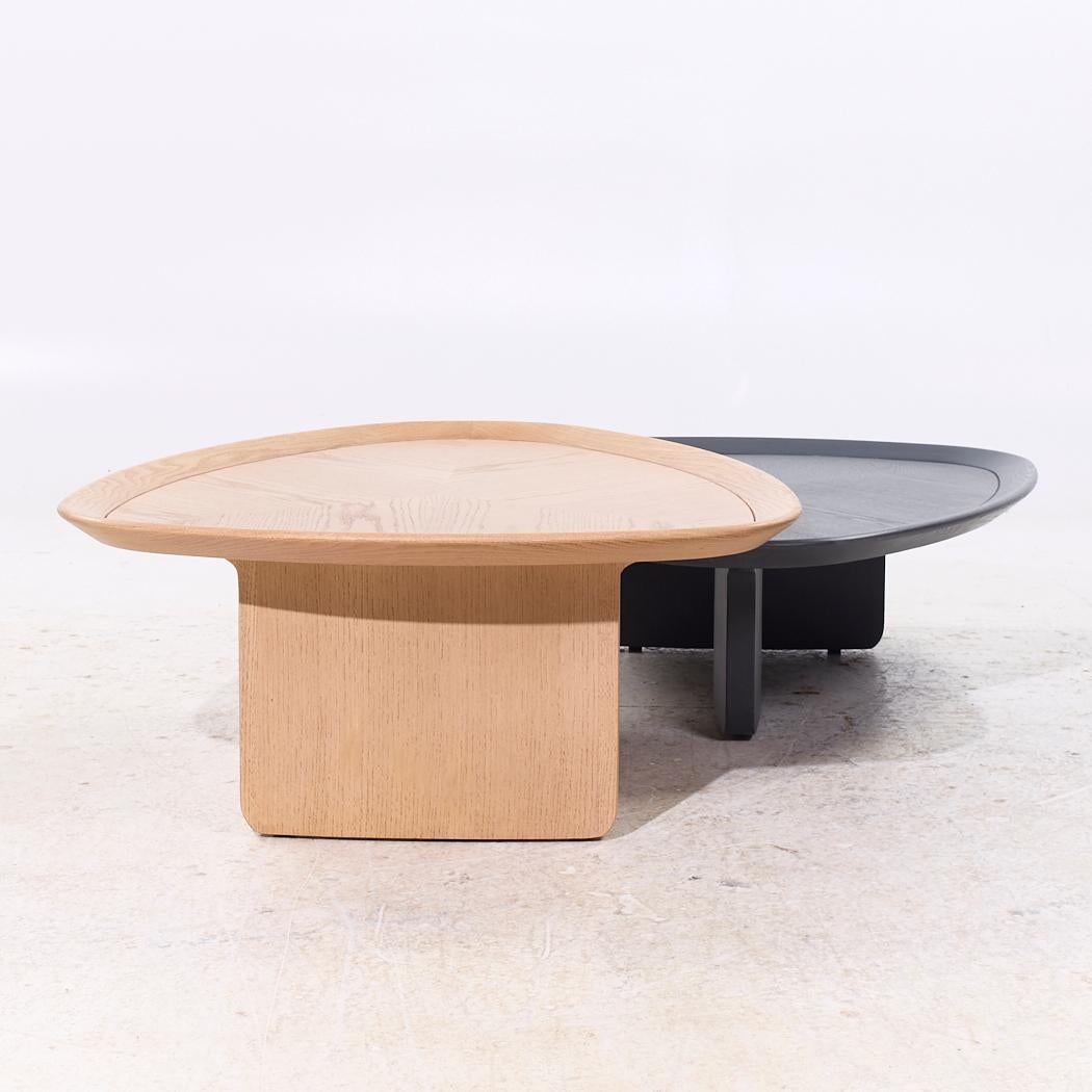 Shewekar Elgharably Oak Organic Coffee Table - Pair For Sale 2