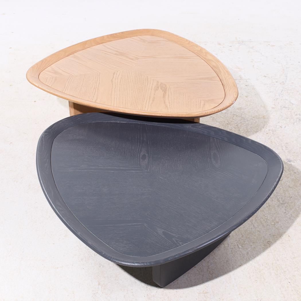 Shewekar Elgharably Oak Organic Coffee Table - Pair For Sale 3