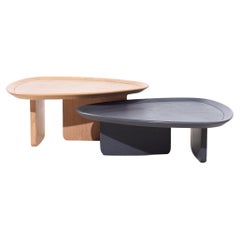 Shewekar Elgharably Oak Organic Coffee Table - Pair