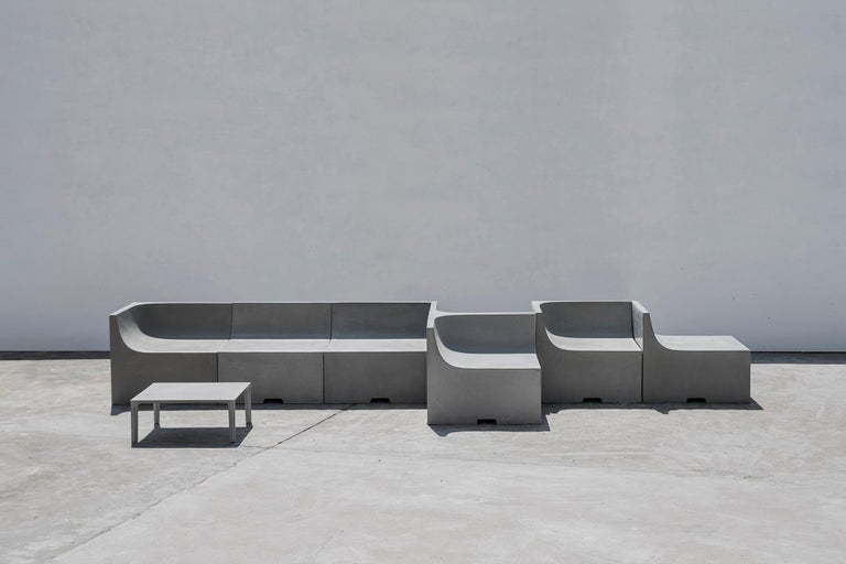 'SHI' Modular Bench / Sofa made of Concrete For Sale at 1stDibs