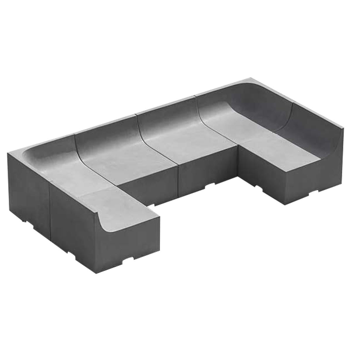 'SHI' Modular Bench / Sofa Made of Concrete
