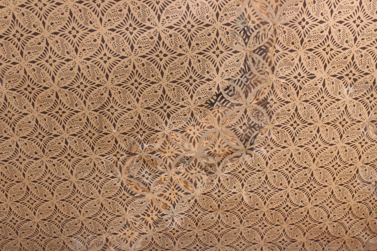 Shibata Suika Japanese Painted Paper Screen with Okinawan Mother and ...