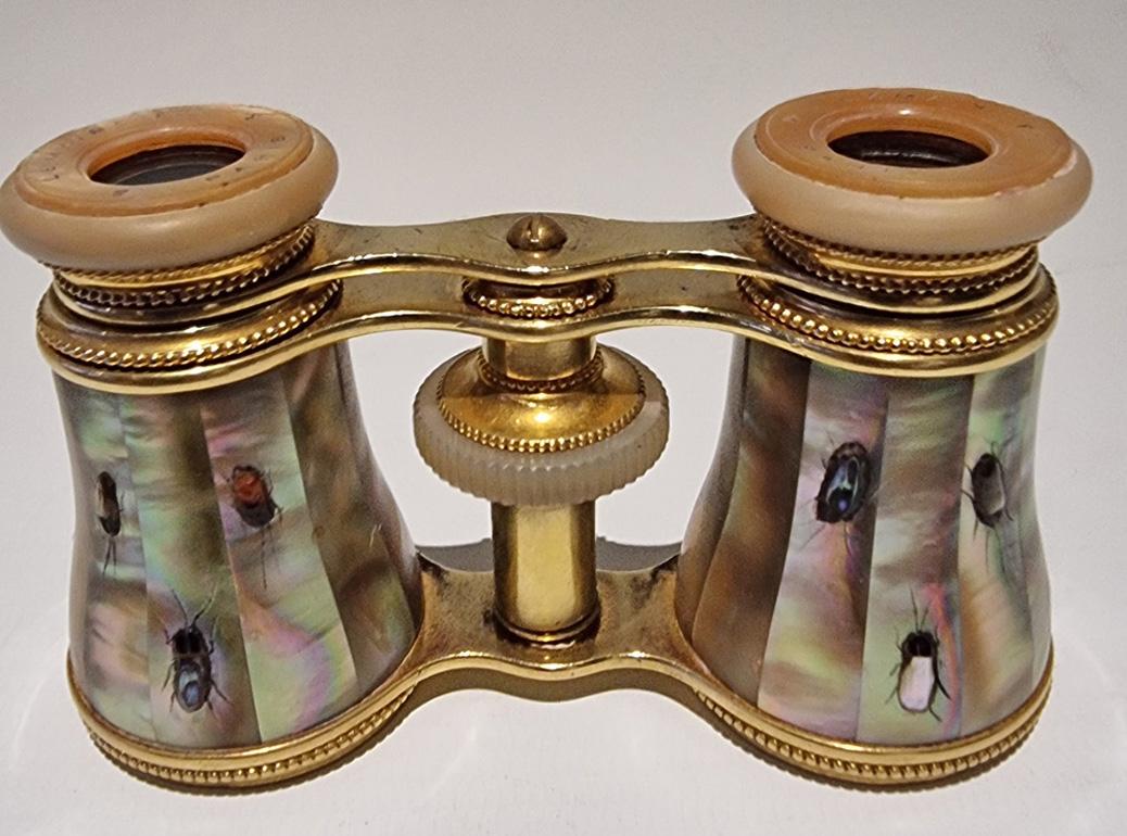 Shibayama Mother of Pearl Opera Glasses by Lemaire In Good Condition For Sale In London, GB