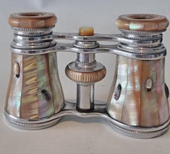 Shibayama Pair of Opera Glasses in original case by Negretti & Zambra