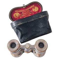 Shibayama Pair of Opera Glasses in original case by Negretti & Zambra