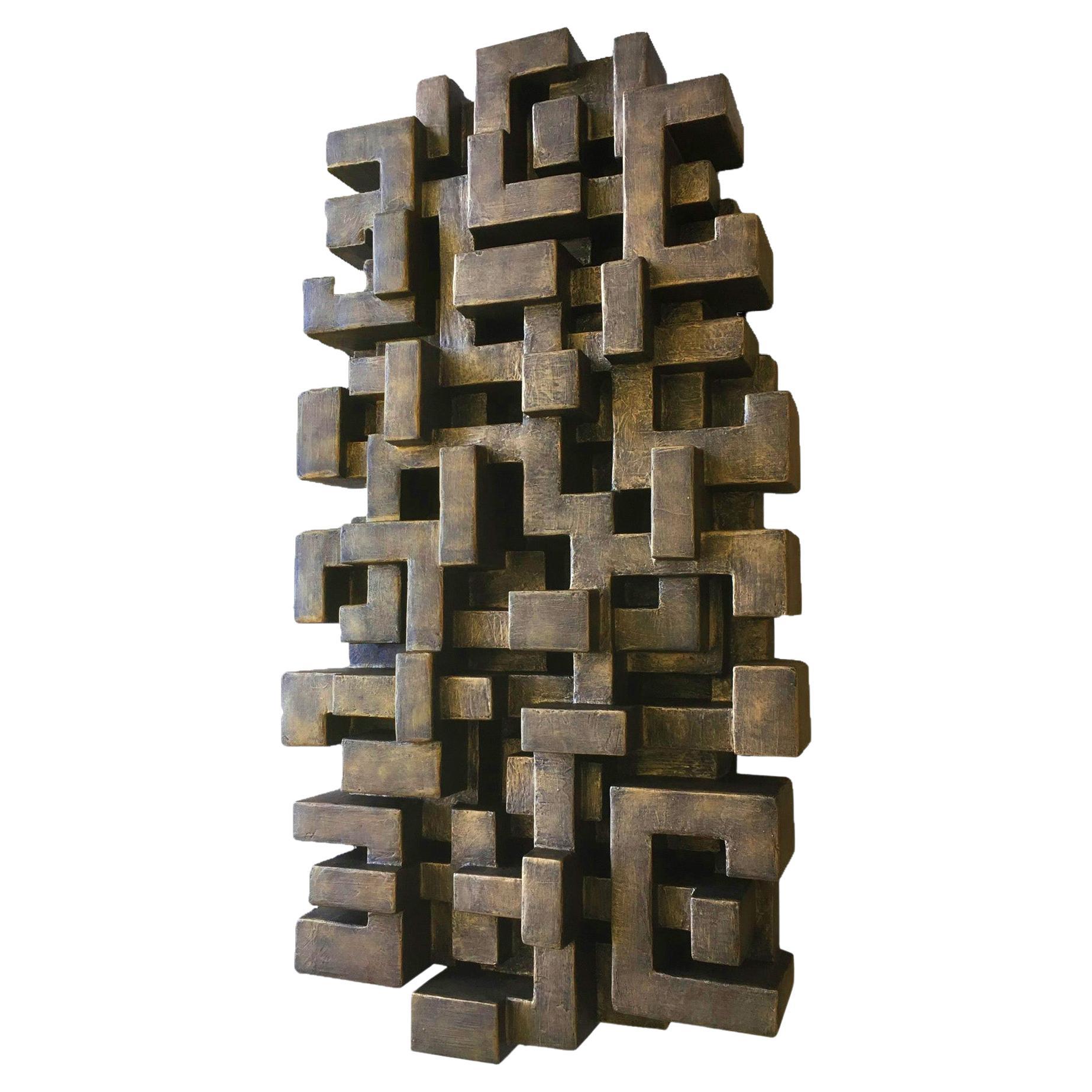 Shibuya Wall Sculpture by Daniel Schneiger For Sale