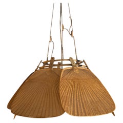 “Shichi” Uchiwa Pendant Light by Ingo Maurer, Germany, 1970s