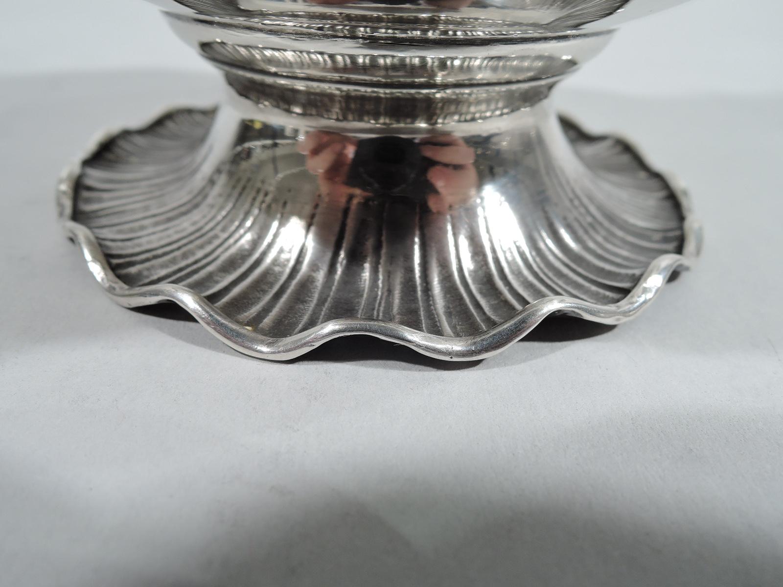 Shiebler Medallion Sterling Silver & 14K Gold Turkish Coffeepot 5