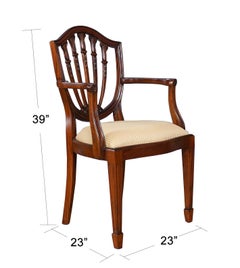 Shield Back Chairs, Set of 10