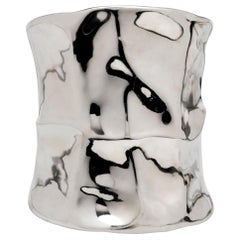 Bracciale a scudo in argento massiccio