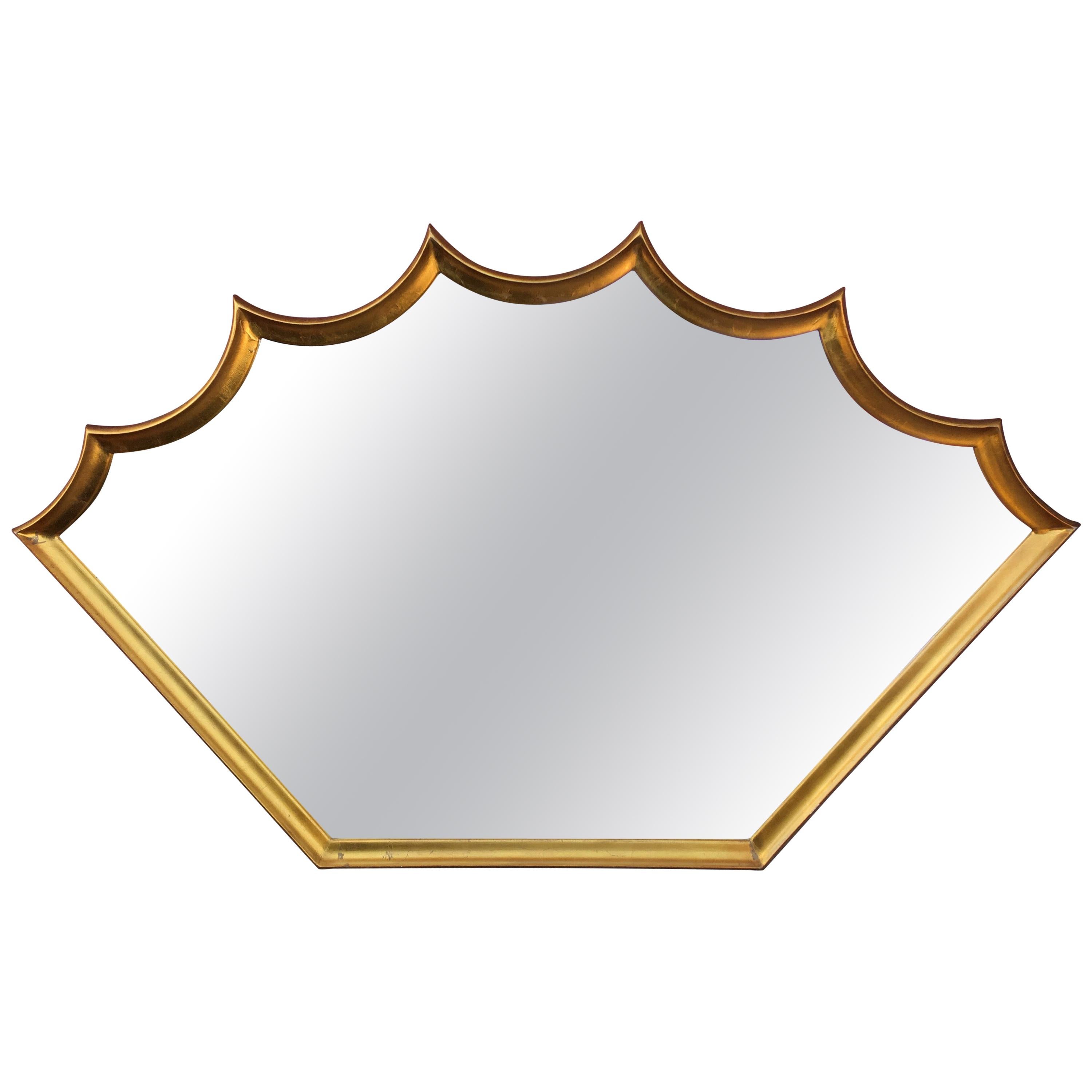 Shield Gilt Mirror