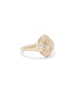 Heart The Stones by Halle Millien Shield Inspired Signet Ring