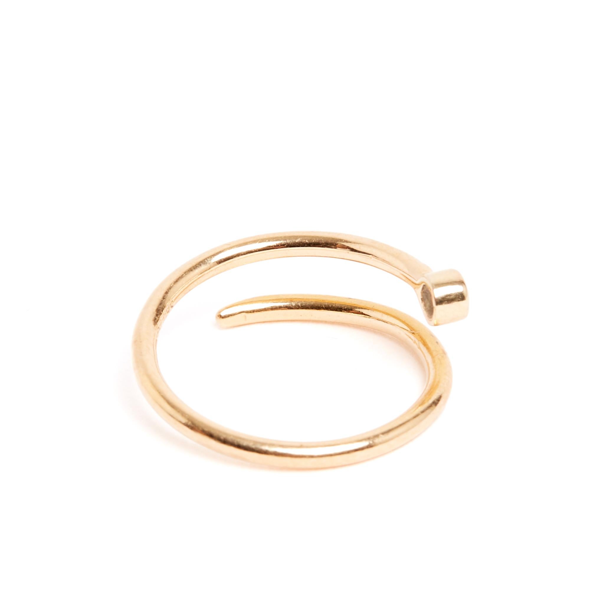 Shiffon Bague TU Anello regolabile Duet Pinky in oro 18 carati e diamanti OS regolabile In condizioni ottime in vendita a PARIS, FR