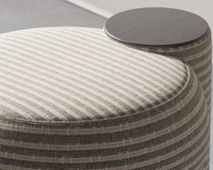 Shift Gray Pouf by Hermhaus