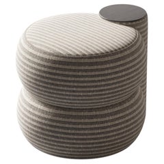 Shift Gray Pouf by Hermhaus