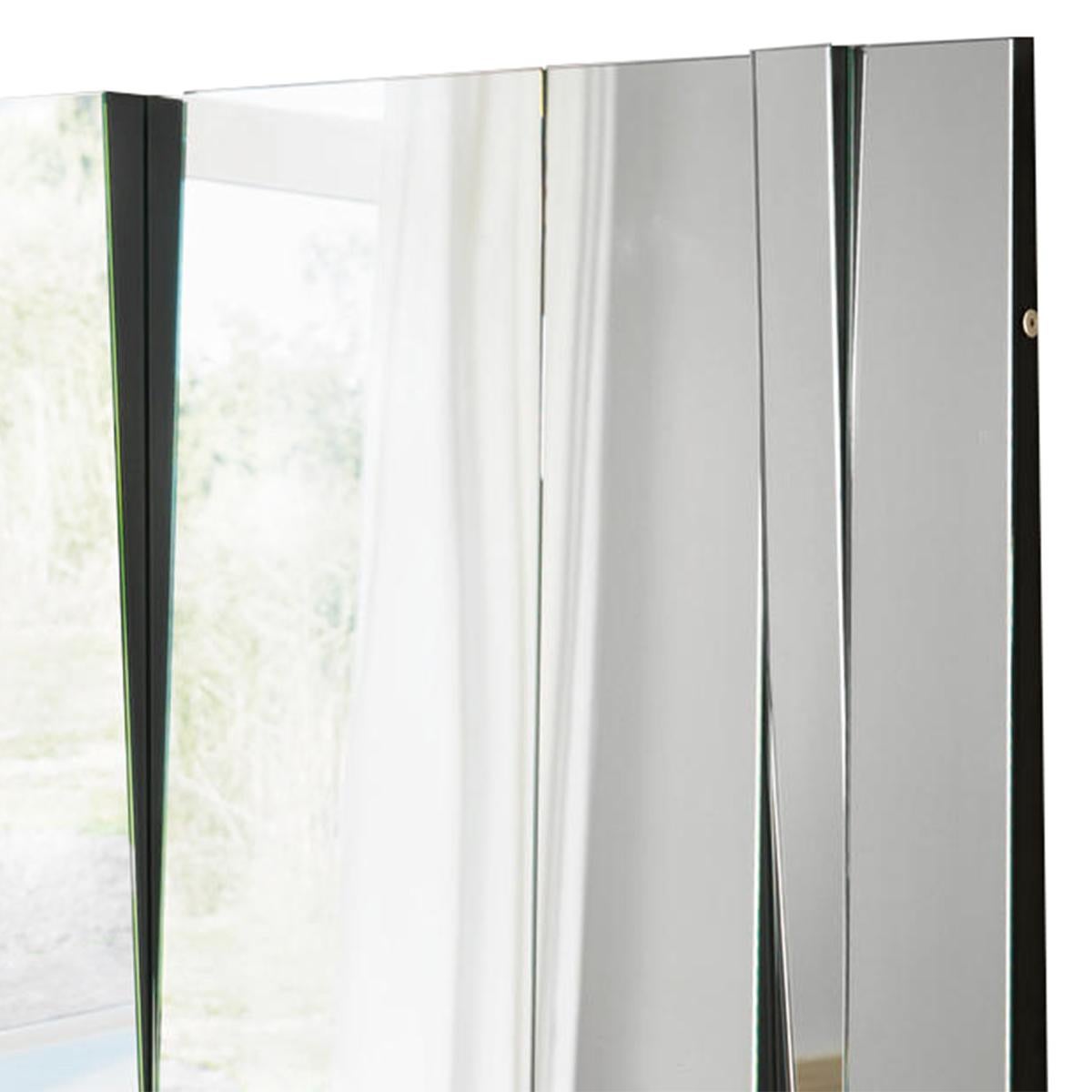 Italian Shifted Glass Mirror For Sale