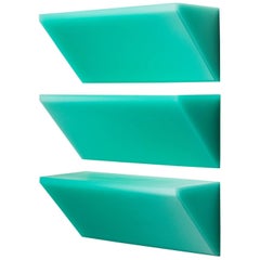 "Shifted Triangle Shelves", Resin, Wood, 2018, Facture Studio