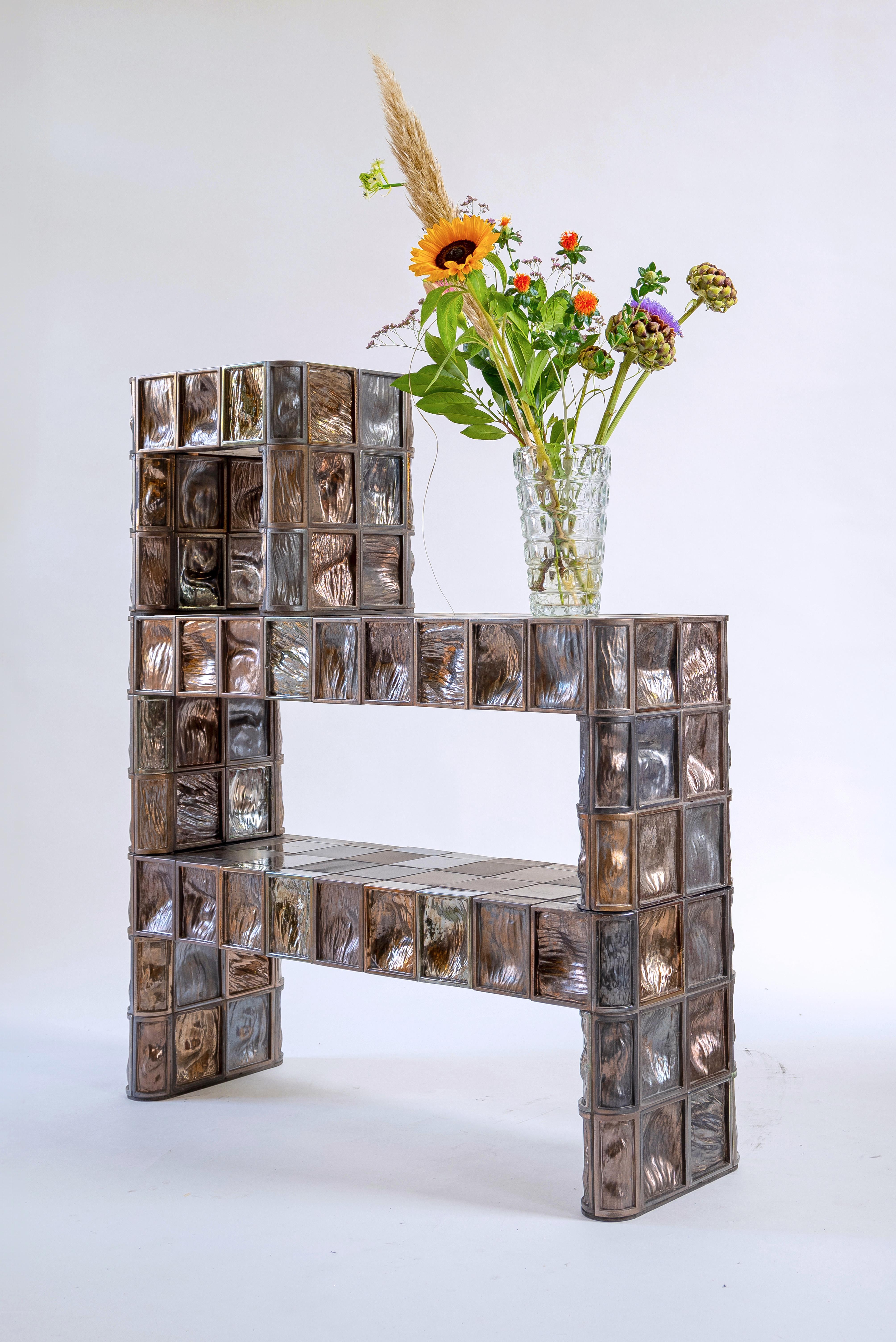 Smaltato Libreria e scaffali Shifting Forms di Rem Atelier in vendita