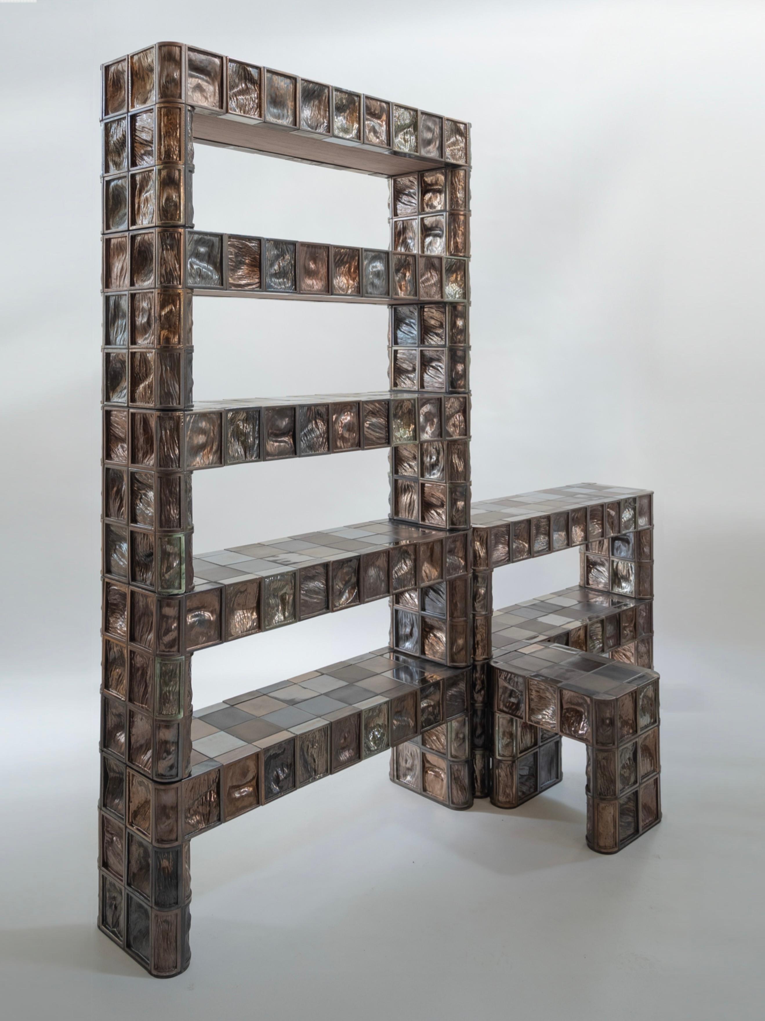 Ceramica Libreria e scaffali Shifting Forms di Rem Atelier in vendita