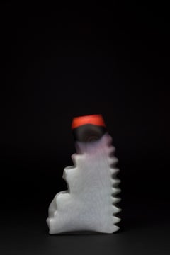 Shifting Shape Grey, Purple and Red Vase