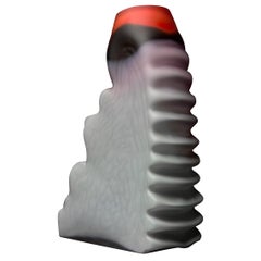 Shifting Shape Grey, Purple and Red Vase Shifting Shape Grey, Purple and Red Vase