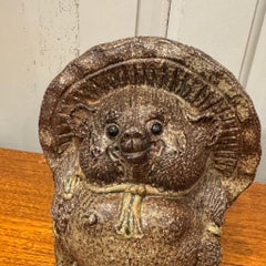 Shigaraki Tanuki 5 - A Charming Ceramic Symbol of Japanese Tradition, Good Fort