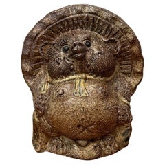 Shigaraki Tanuki 5 - Un affascinante simbolo in ceramica della tradizione giapponese, buona fortuna