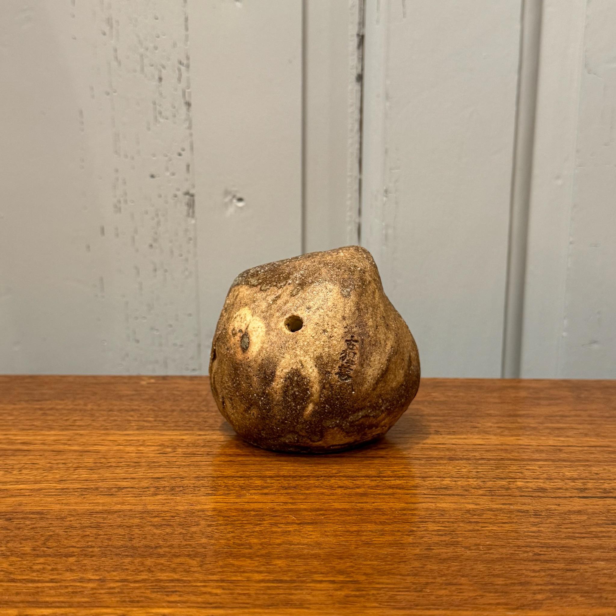 Japonisme Shigaraki Tanuki - A Charming Ceramic Symbol of Japanese Tradition and Good Fort For Sale