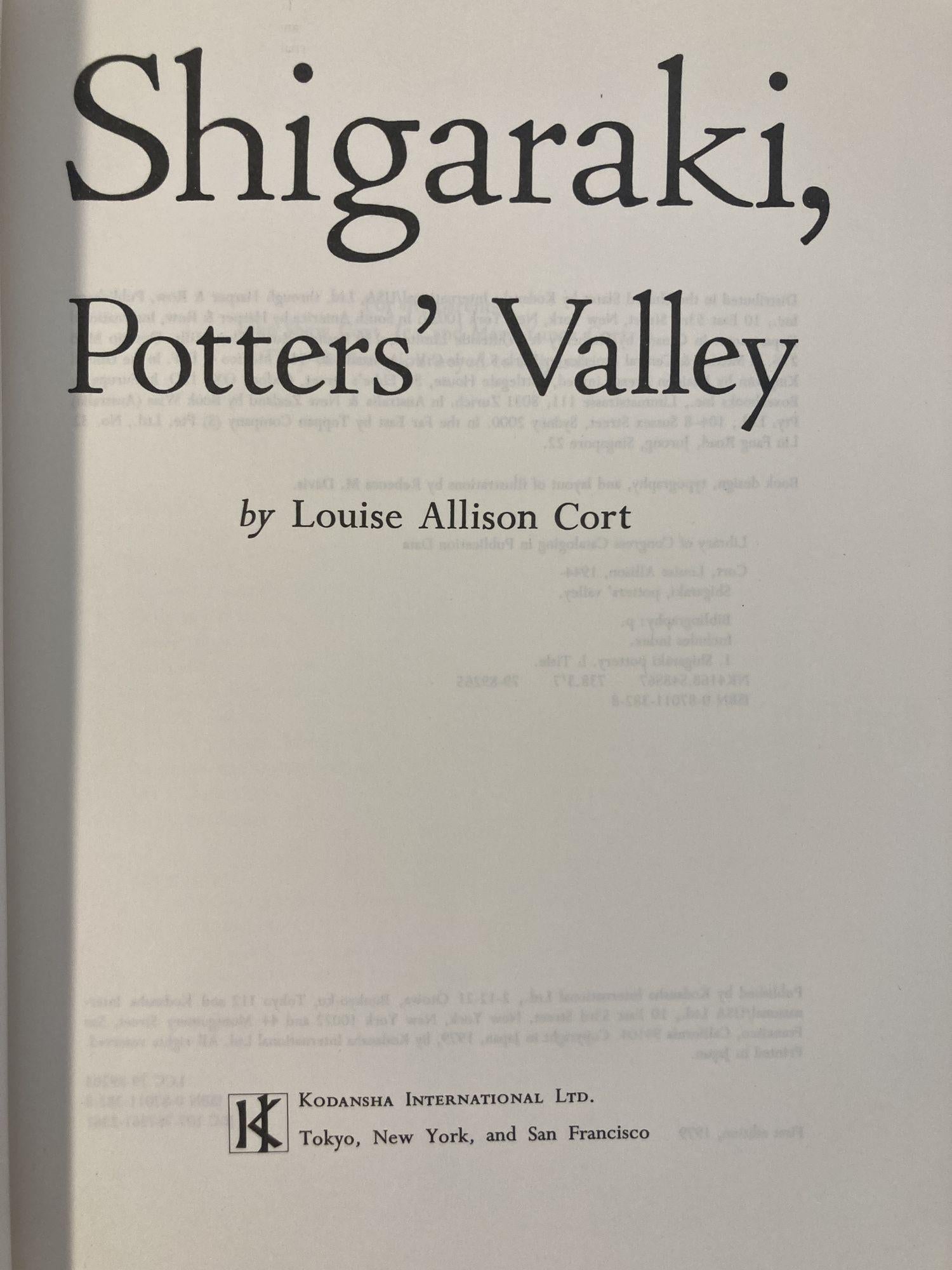 Shigaraki the Potters' Valley 1st Edition 1979 Japan Hardcover Book by Louise Al For Sale 5