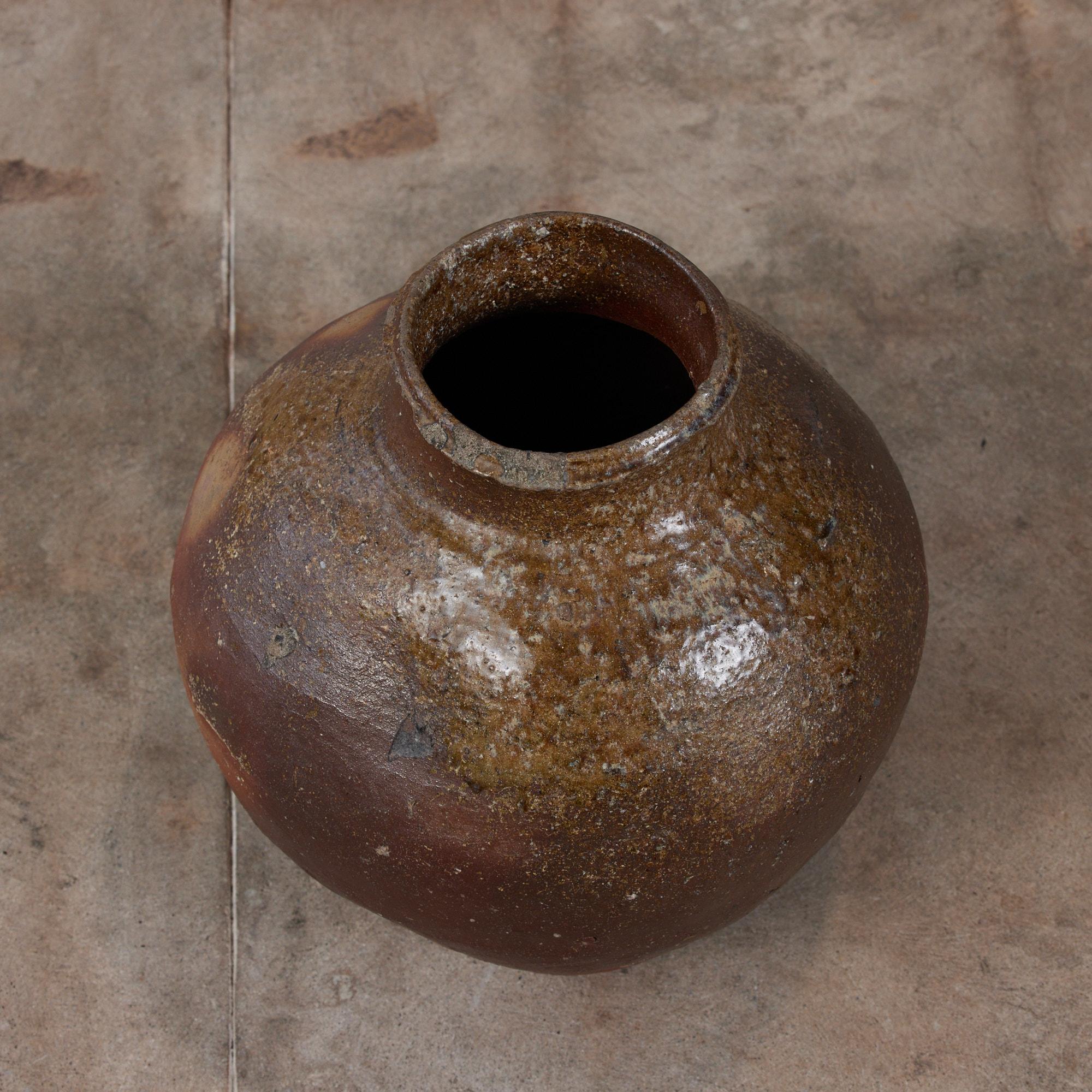 Vaso in ceramica Shigaraki Tsubo Stoneware in vendita 4