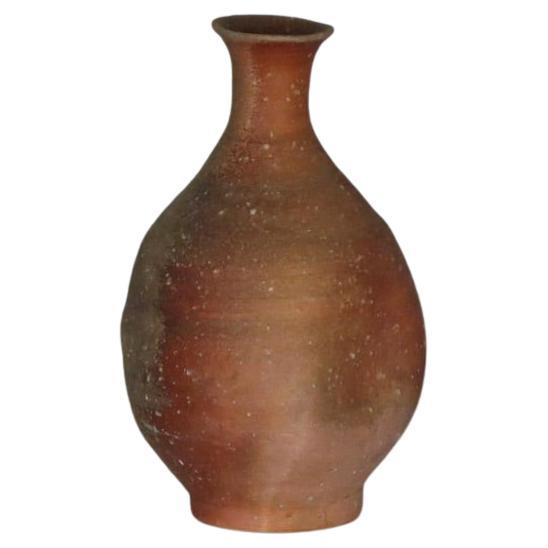 Shigaraki Yakishime Wood-Fire Vase For Sale