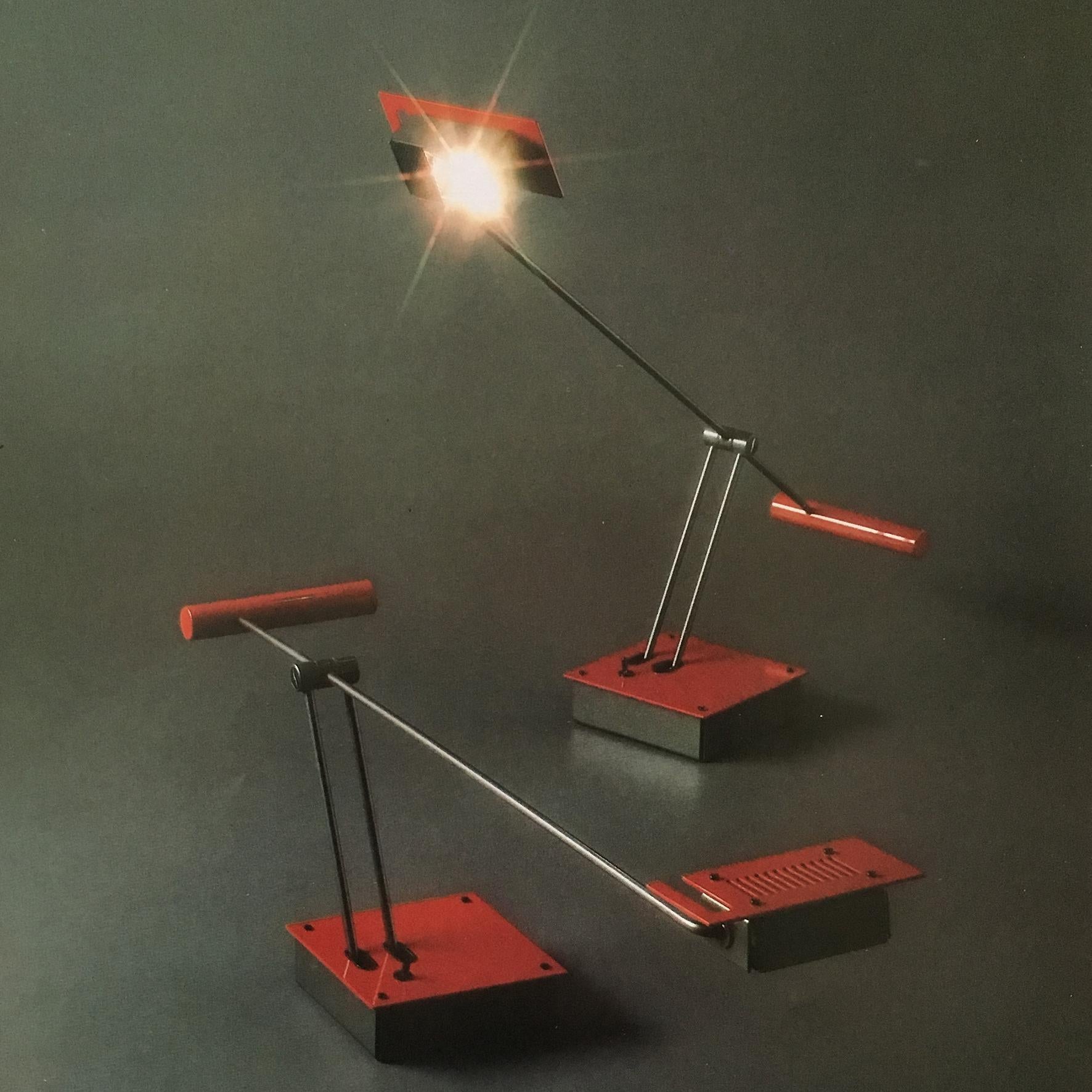 Shigeaki Asahara, Samurai, a Table Lamp for Stilnovo, 1980 In Good Condition In Paris, FR
