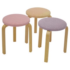 Shigeru Ban limited edition of 80 heat reactive Aalto stools for Artek, 2007.