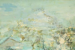 Shikai Guan Impressionistisches Original Ölgemälde auf Leinwand „Snowy Lakeside“ von Shikai Guan
