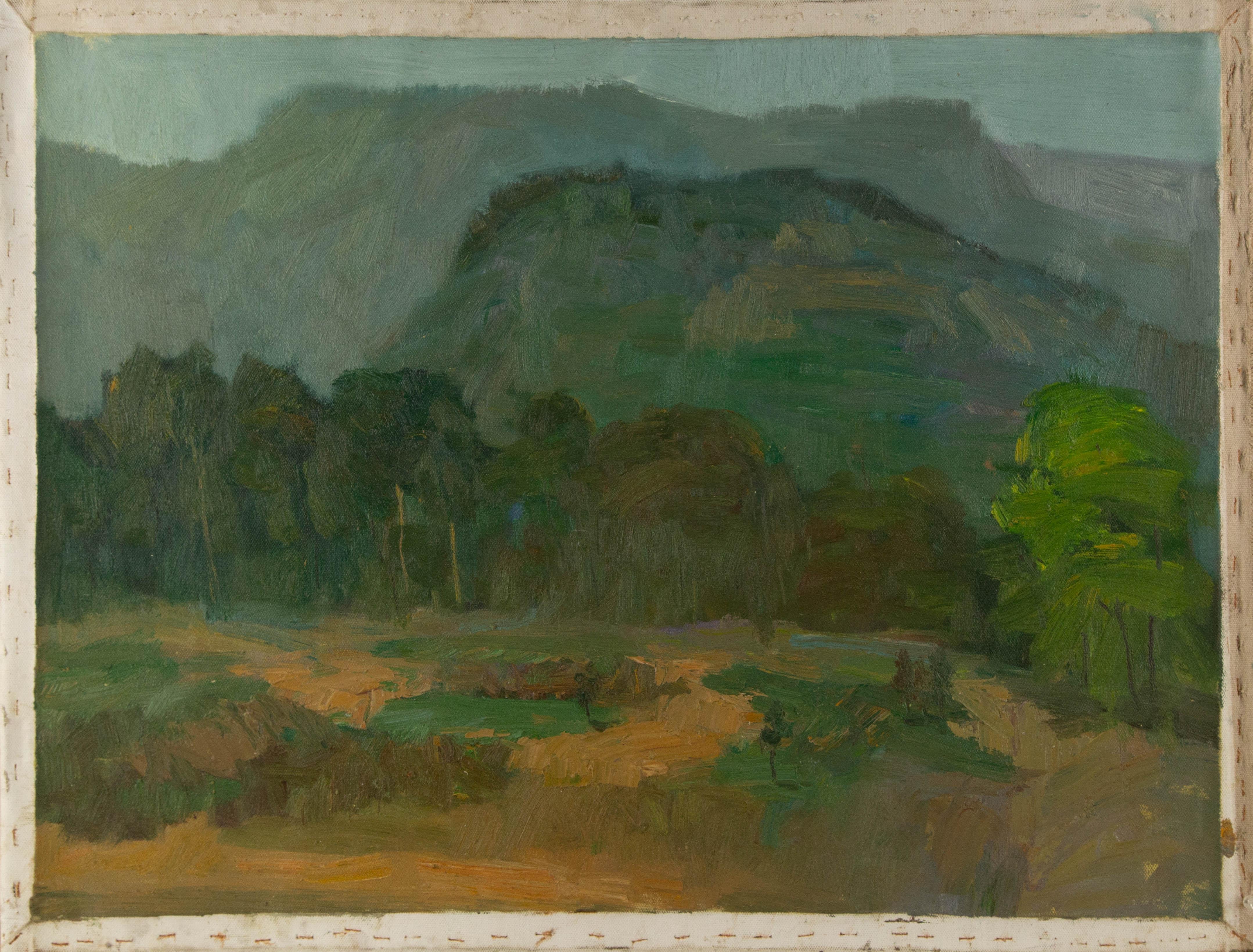 Shilian Liu Landscape Original Oil On Canvas 