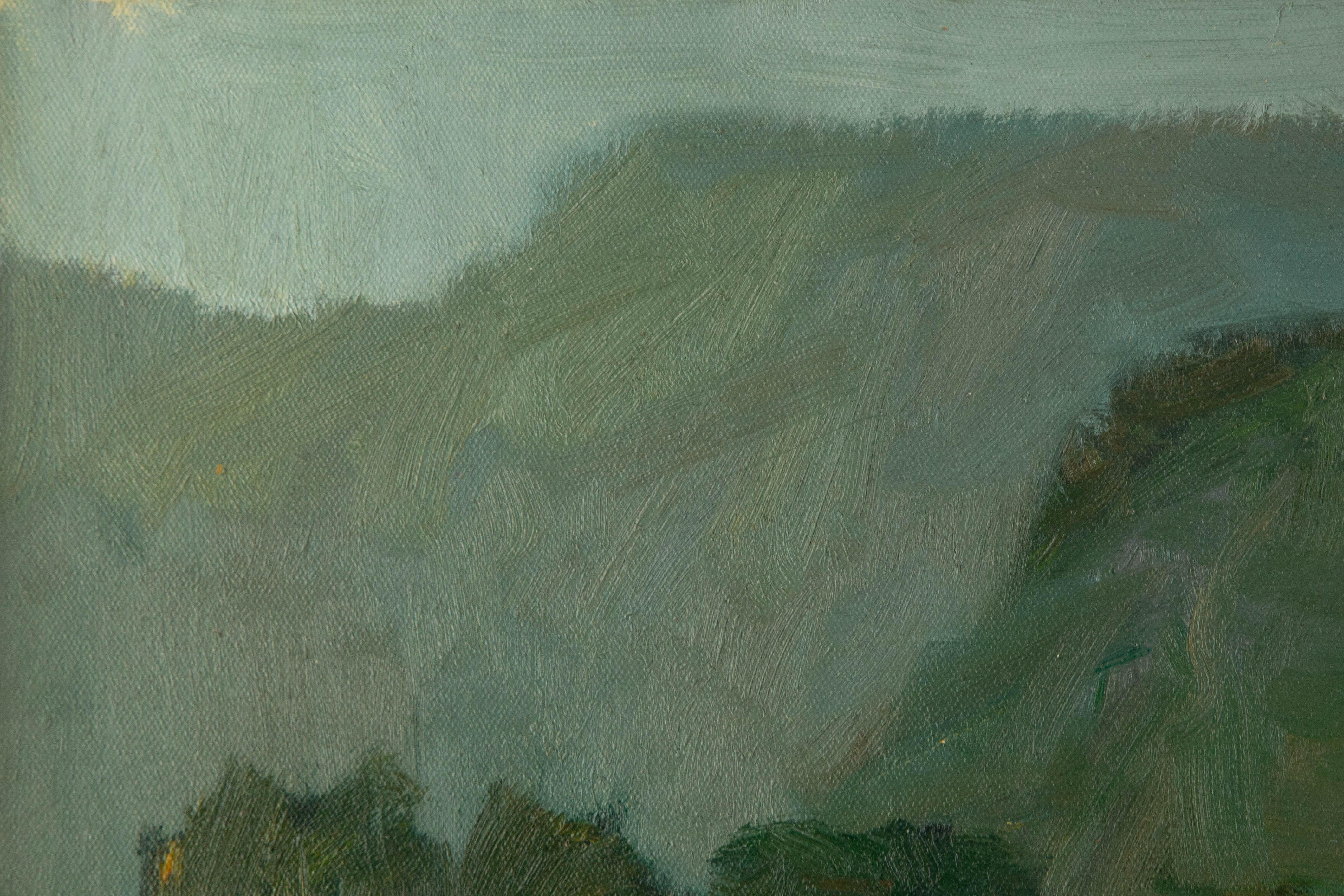 Shilian Liu Landscape Original Oil On Canvas 