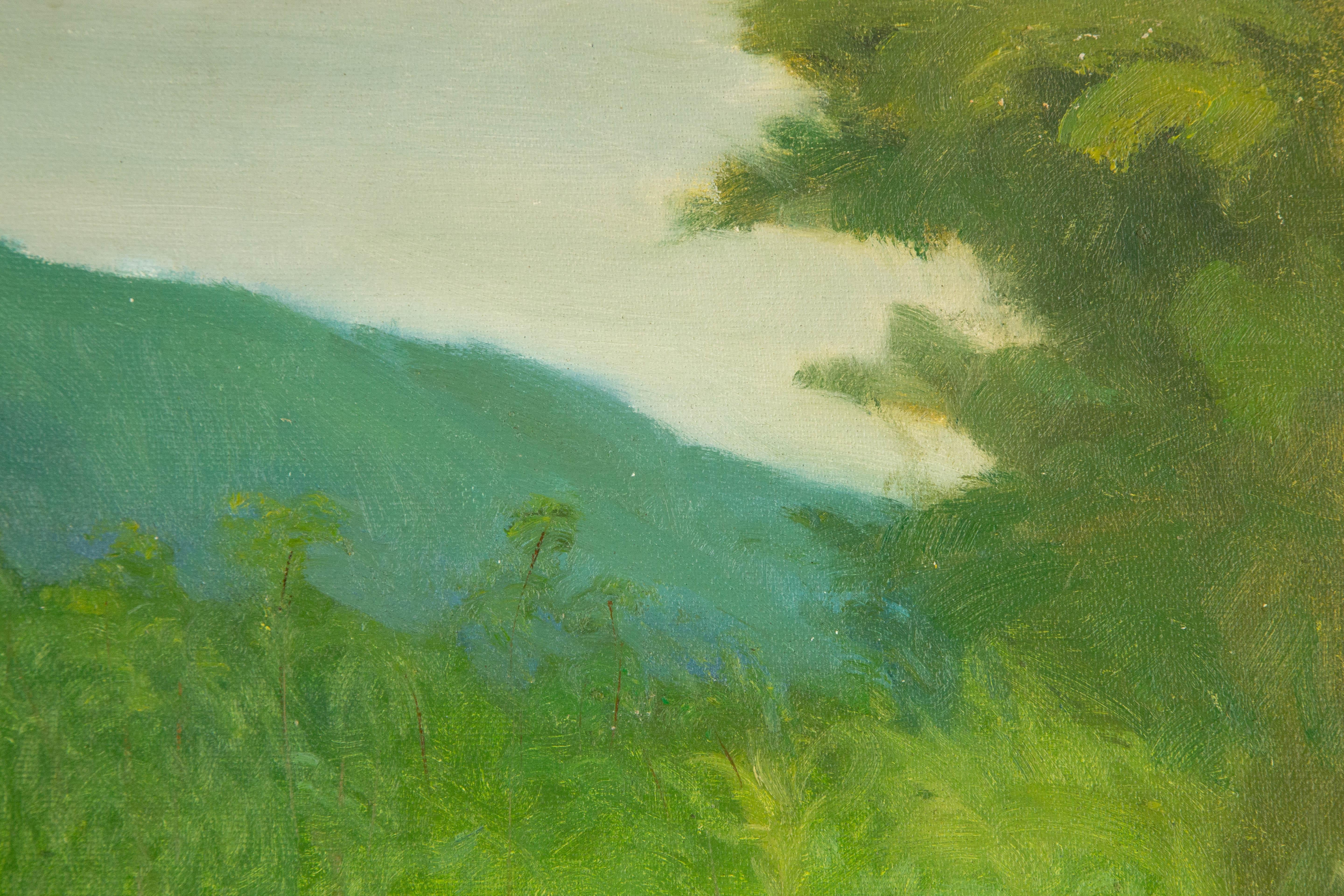 ShiLian Liu Landscape Original Oil On Canvas 