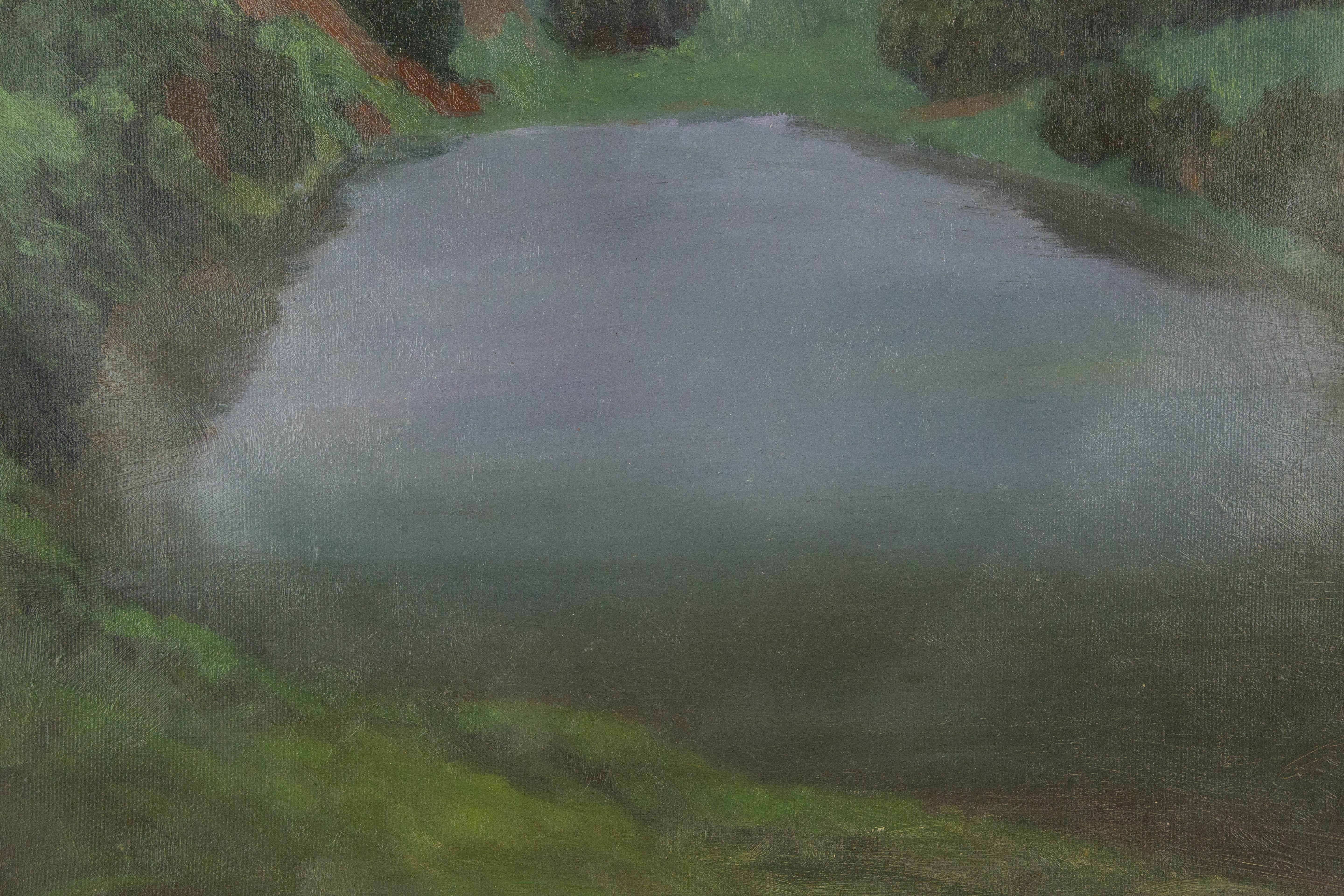 ShiLian Liu Paisaje Original Óleo Sobre Lienzo 