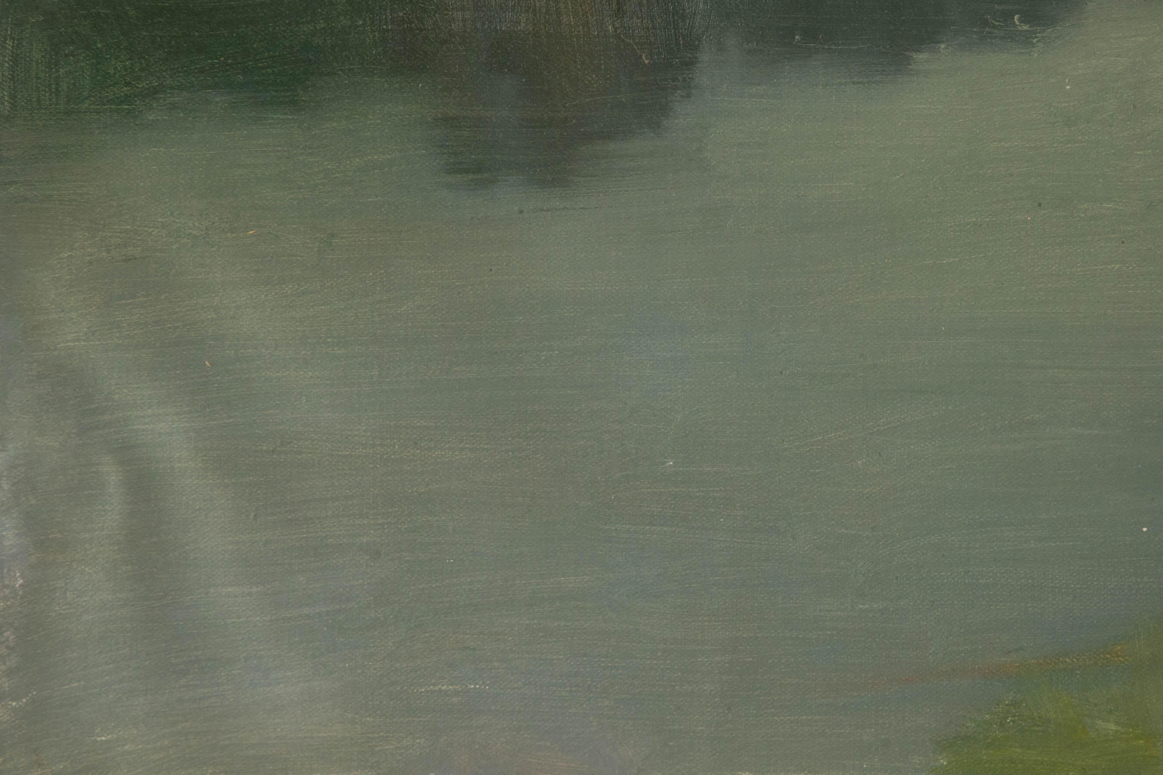 Shilian Liu Landscape Original Oil On Canvas 