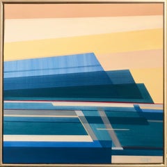 "Horizon of Hope," Abstract Geometric Painting