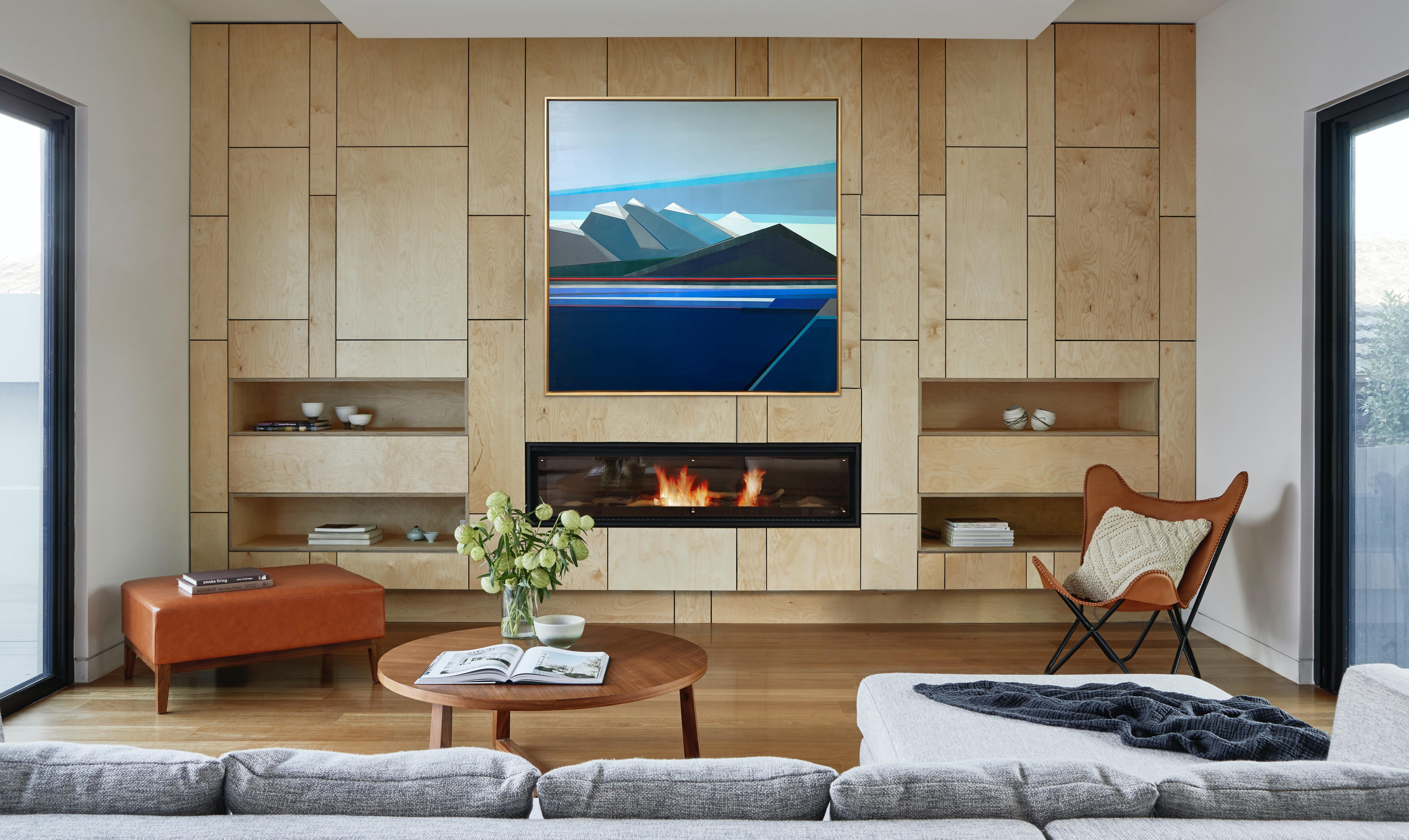 geometric abstract landscape