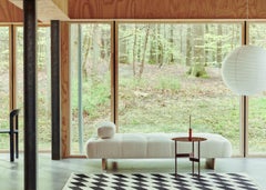 Shim Coffee Table D45, Bordeaux, Powder Coated Steel by Jonas Trampedach for Hay