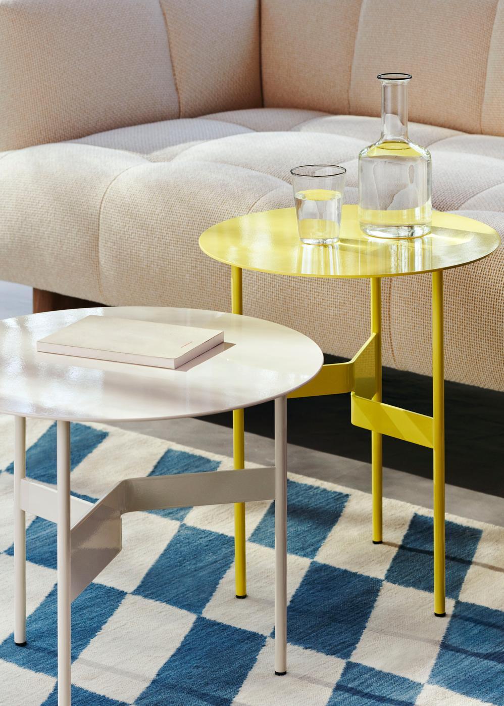 Chinois Table basse Shim D45, découpée, en acier revêtu de poudre par Jonas Trampedach pour Hay en vente